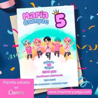 Invitación Digital & Imprimible Sajaboys 01